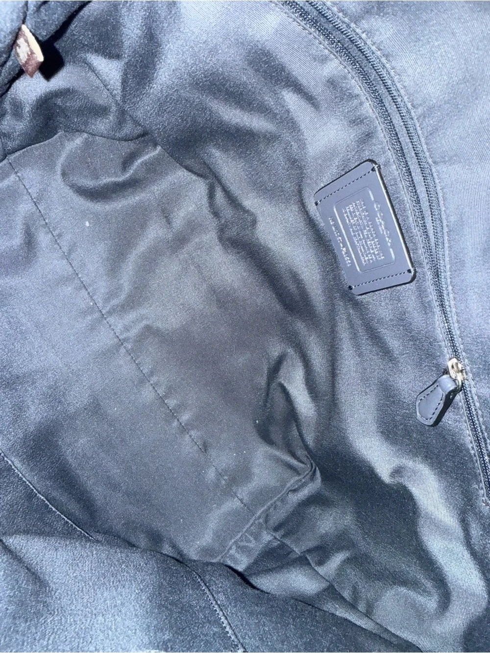 Coach Light Blue Ava Leather Tote
